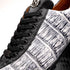 Marco Di Milano Saulo Newspaper Exotic Ostrich and Alligator Casual Sneakers