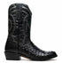 Marco Di Milano Savannah Black Ostrich Quill Round Toe Cowboy Boots