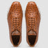 Marco Di Milano Scanno Cognac Ostrich Quill Sneakers