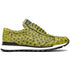 Marco Di Milano Scanno Green Ostrich Quill Sneakers