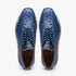 Marco Di Milano Scanno Antique Navy Ostrich Quill Sneakers