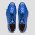 Marco Di Milano Scanno Electric Blue Ostrich Quill Sneakers