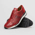 Marco Di Milano Scanno Antique Red Ostrich Quill Sneakers