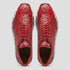 Marco Di Milano Scanno Antique Red Ostrich Quill Sneakers