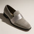 Uptown Hustle in Silver Sleek Velvet Loafers