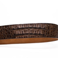 Marco Di Milano Silvio Belt Washed Brown Leather Loafer