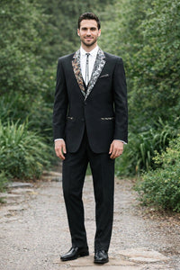 Single Breasted Camouflage Tuxedo - Camo Wedding Suit