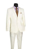 Slim Fit Suit 2 Piece Color Ivory
