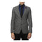 Gray Herringbone Sport Coat - Slim Fit Men's Blazer