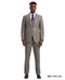 Stacy Adams Men's 3 Piece Hybrid Windowpane Suit - Notch Lapel