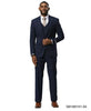 Stacy Adams Men's 3 Piece Hybrid Fit Suit - Tattersall Pattern
