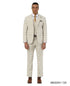 Stacy Adams Men's 3 Piece Hybrid Fit Suit - Plaid Pattern