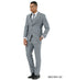 Stacy Adams Men's 3 Piece Hybrid Fit Suit - Subtle Textured Pattern