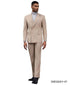 Stacy Adams Men's 2 Piece Executive Suit - Double Breasted