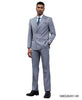 Stacy Adams Men's 2 Piece Executive Suit - Double Breasted