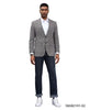 Stacy Adams Men's Hybrid Fit Sport Coat - Windowpane Plaid