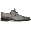 Mezlan Soka Calfskin & Deerskin Cap Toe Shoes Gray (15089)