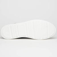 Zelli Spettacolare Calfskin & Suede Slip-On Sneakers in Black