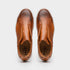Zelli Spettacolare Pebble Grain Slip-On Sneaker in Cognac