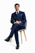 Statement Men's Outlet 100% Wool 2 Piece Suit - Wide Peak Lapel