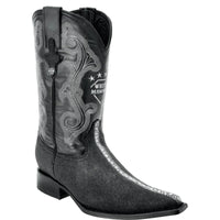 Mens White Diamond Boot Stingray Print Cowboy Boots Pointy Toe Pointed Toe