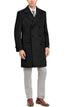 Manhattan 34 Inch Double Breasted men's Overcoat - men's Topcoat