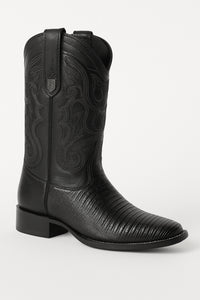 Men's Wild West Teju Lizard Skin 3X Toe Boots 29507