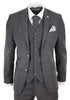Classic Grey Wool Suit for Men – Sharp Tailored Formal Ensemble