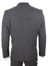 Classic Grey Wool Suit for Men – Sharp Tailored Formal Ensemble