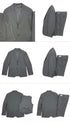 West End 9-1012S102 2PC Ultra Slim Fit Suit Light Grey