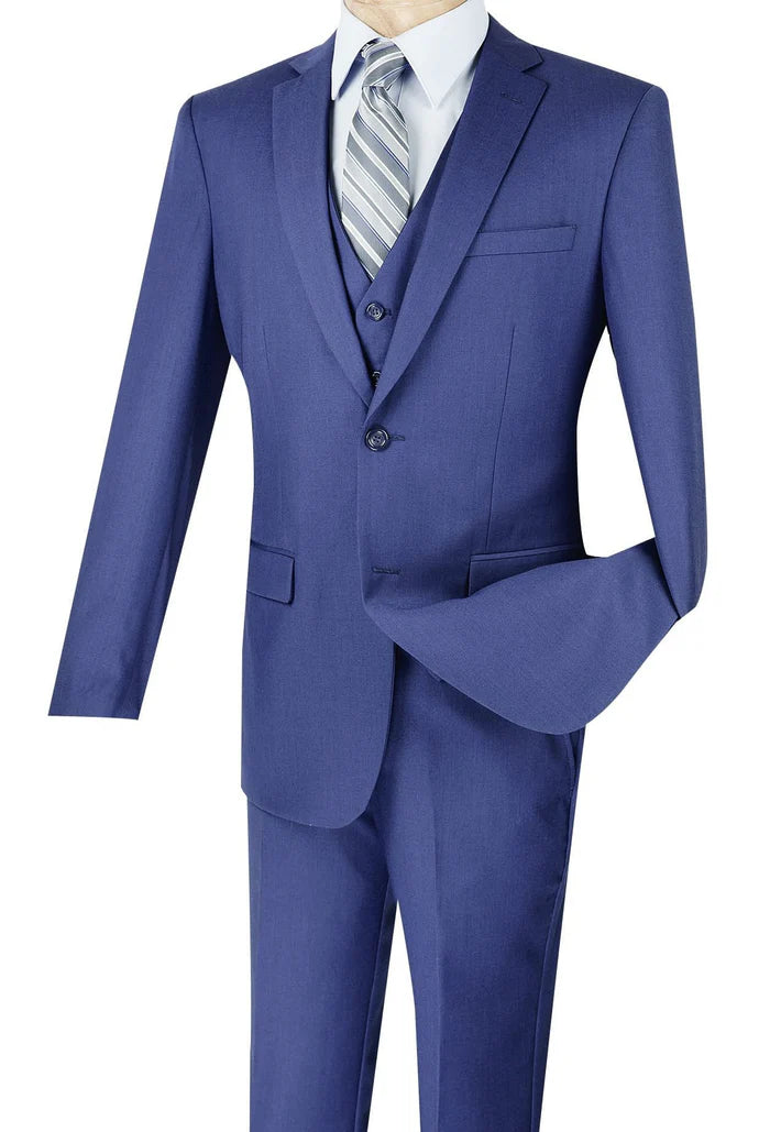OMC Men's 3-Pieces Fit Suit Indigo main image 1