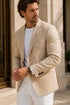 Mens Tan Sport Coat - Beige Color Blazer - Summer Jackets