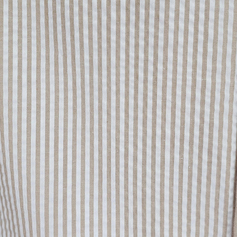 Tan Seersucker 2pc Set