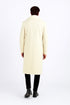 Mens Ivory full length wool overcoat -Full length Mens Topcoat - Full length coat Jacket