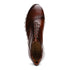 Zelli Testo Burnished Italian Calfskin Dress Sneakers in Brown