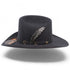 Texana Carin Leon Oficial Gris Oxford con Pluma de Plata