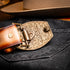 Marco Di Milano Texas Belt Stone Brown Leather Shoe