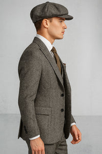 Thomas Shelby Peaky Blinders Gray Tweed Suit