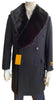 Three Quarter men's Overcoat - Wool And Cashmere Peacoat Double Breasted - Topcoat