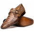 Marco Di Milano Toluca Men's Shoes Pantano Orix Exotic Crocodile & Lizard Monk Strap