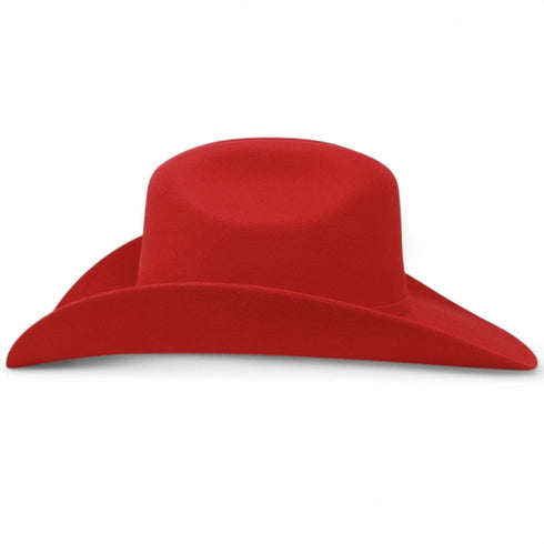 Tombstone 20X East West Cowboy Felt Hat - Red