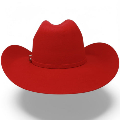 Tombstone 20X East West Cowboy Felt Hat - Red