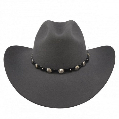 Tombstone 20X Cowboy Felt Hat Low Crown Granite Gray