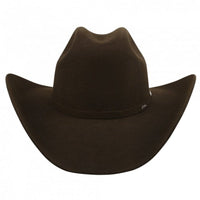Tombstone 20X Cowboy Felt Hat East West Shape Brown Chocolate