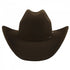 Tombstone 20X Cowboy Felt Hat East West Shape Brown Chocolate