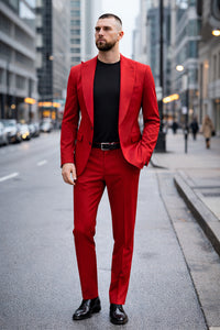 Travis Kelce Red Suit