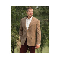 Tweed Sportcoats - Tweed Blazer Dark Brown