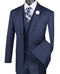 (46R Blazer) Navy Regular Fit Glen Plaid Blazer