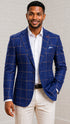 Indigo Blazer Mens Sport Coat