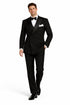 Black Double Breasted Suits Tuxedo Jacket + Pants Chore Jackets